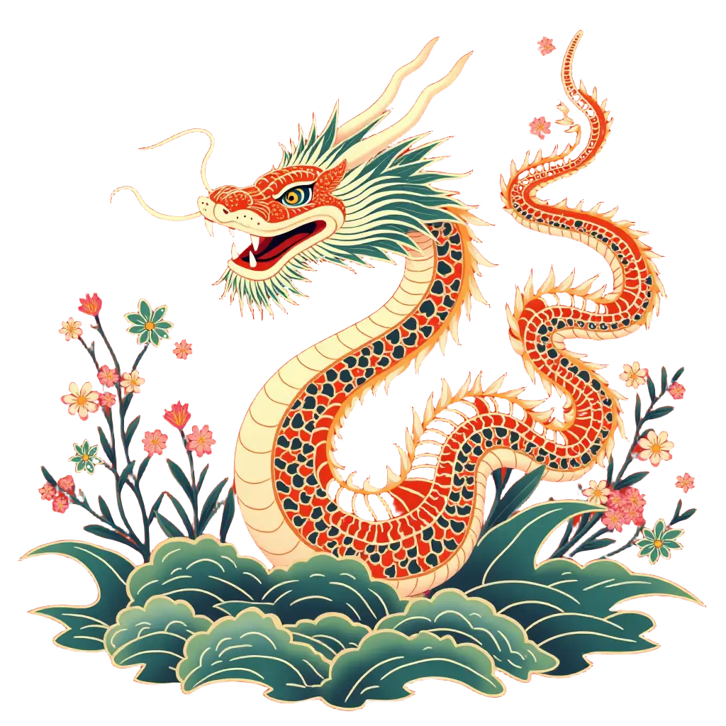 Traditional Chinese Dragon Art